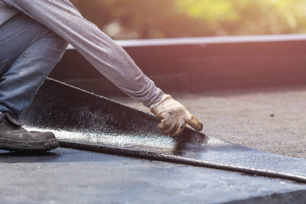 Professional Waterproofing technician working in Wheeling, IL